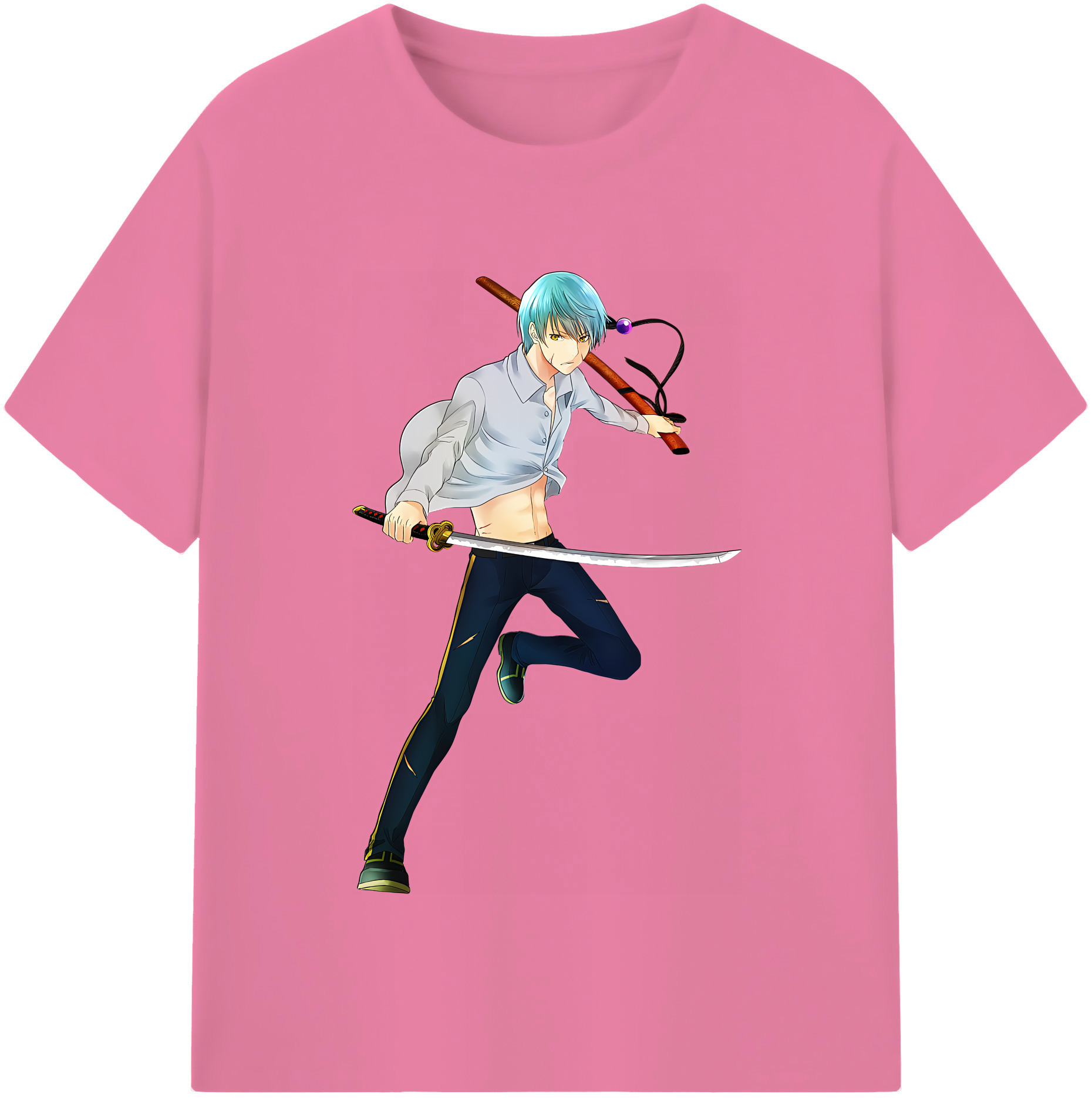（画像用） 刀剣乱舞 Touken Ranbu 綿100％半袖Tシャツ（フロントプリント）